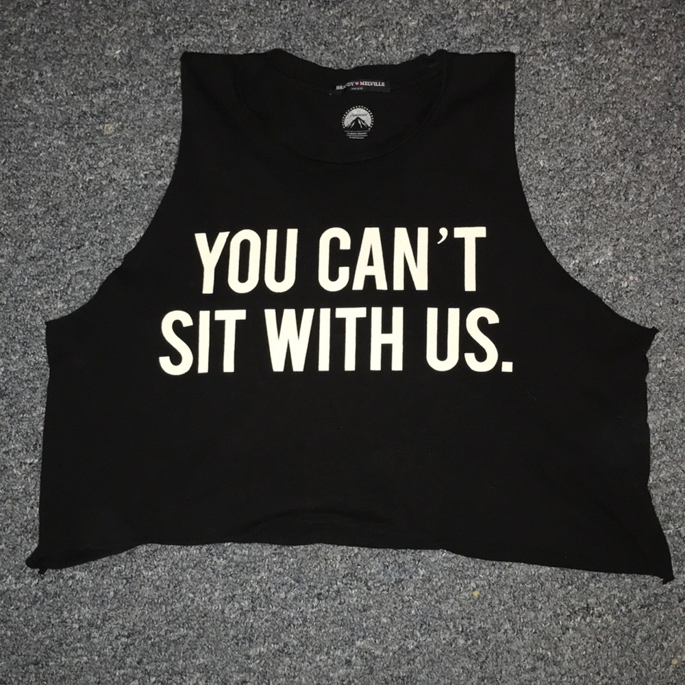 Cropped cut off muscle top